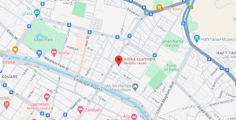 هتل آپارتمان آرنیکا شیراز