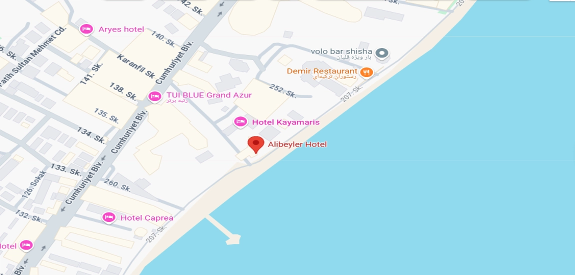 هتل کاهوسی آلیبی لاکچری کانسپت مارماریس