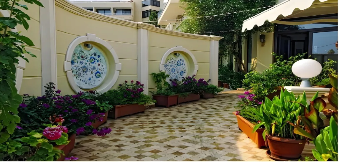 محوطه هتل کاهوسی آلیبی لاکچری کانسپت مارماریس