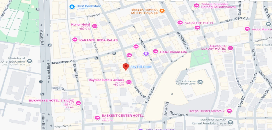 هتل اسکای هیل آنکارا