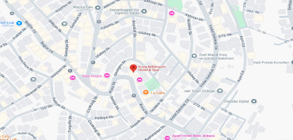 هتل کوزا میلینیوم اند اسپا آنکارا