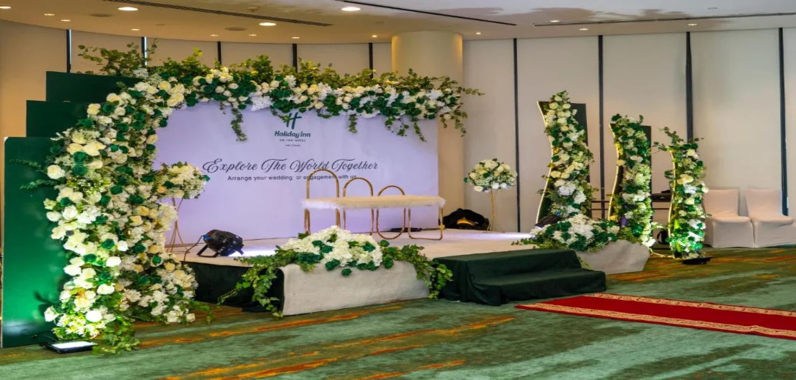 سالن عروسی هتل هالیدی این ابوظبی